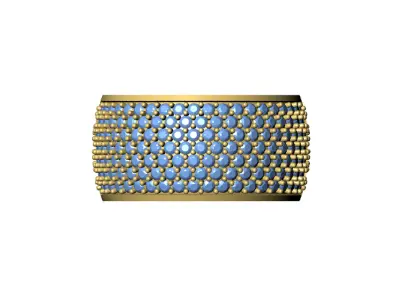Diamond Ring 3D print model 75