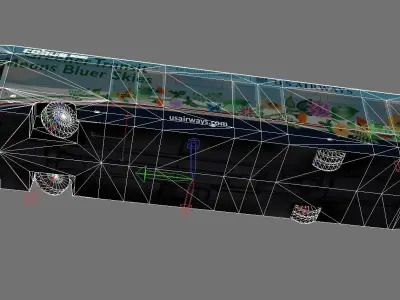 Cobus 3000 Philadelphia US Airways Low-poly 3D model