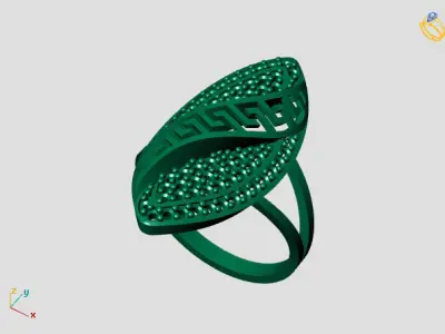 Women Ring STL Womens Ring 3d models 3D print model 3D print model order