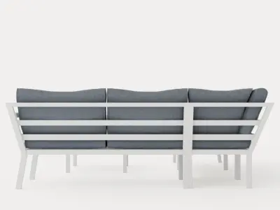 Gothenburg sofa set Low-poly 3D model