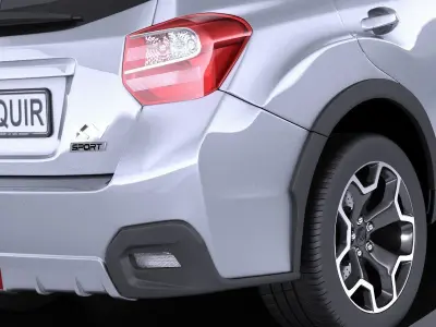 Subaru Impreza XV Crosstrek 2015 VRAY 3D model