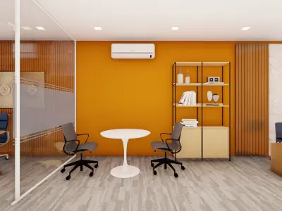 Office Room Interior  3D model