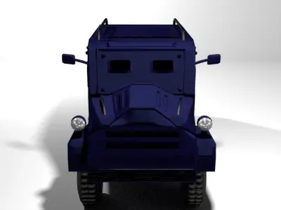 Armoured Car - Humberette 3D model