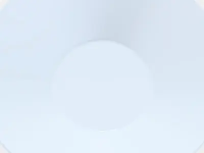 IKEA 365 Deep platebowl Low-poly 3D model