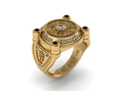 champion ring 3D print model