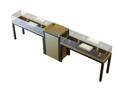 Decorative Jewelry Table 3D Model Low-poly 3D model