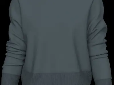 Sweater Marvelous Designer 3D model