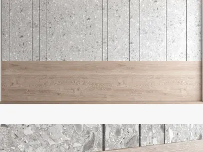 Decorative wall panel set 65 3D model