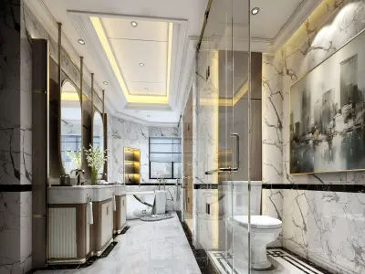 bathroom 3D model 3