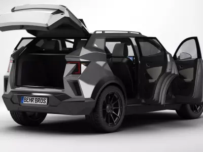 Generic Modern Compact Class SUV 3D model