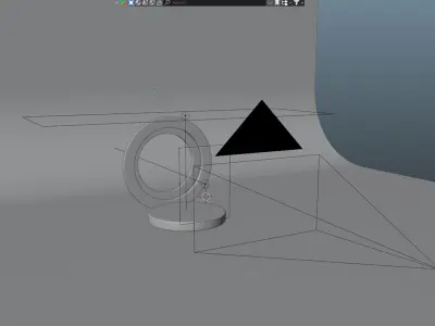 Display Podium Green 3D model