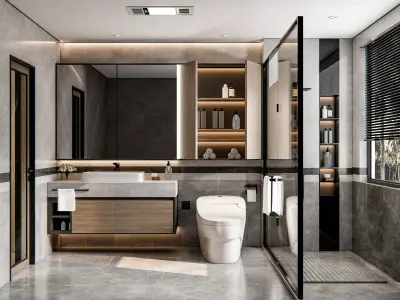 Bathroom 13 3D model