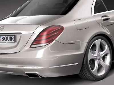 Mercedes-Benz S-class 2014 3D model