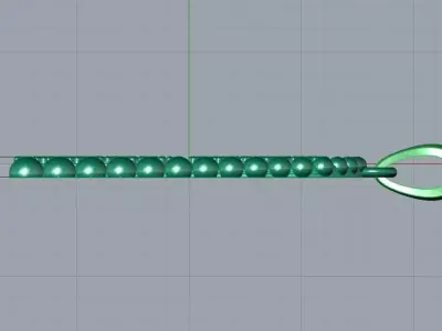 Single pendant or necklace Free 3D print model