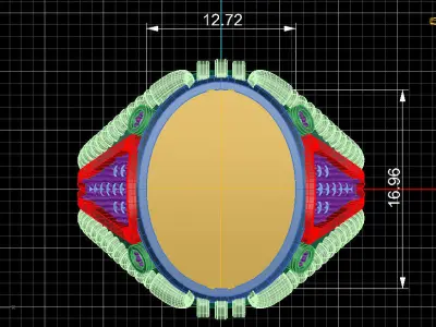 NEO MAN RING MODEL16 3D print model