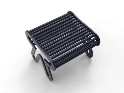 Fly Stool Low-poly 3D model