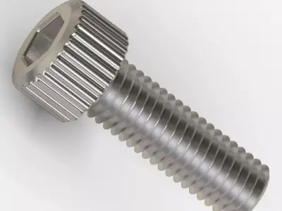Steel Socket Bolt 3D print model