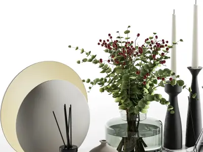 Decorative Set 16 3D model buy