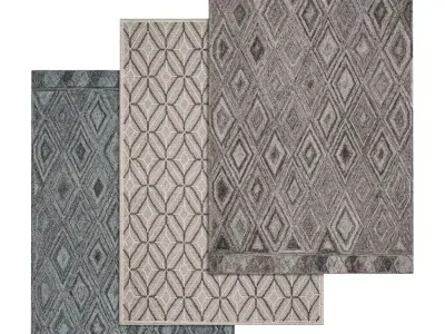 Rug Set 2198 3D model