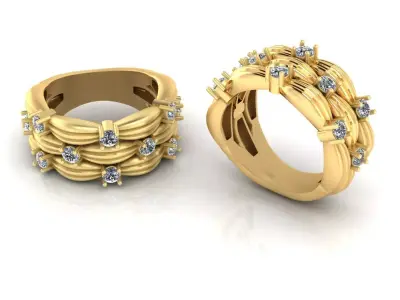 Tiffany Ring 3D print model