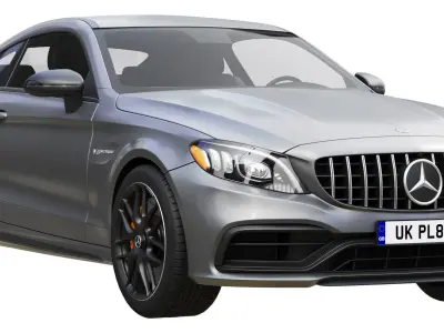 Mercedes-Benz C63 Coupe 2020 3D model