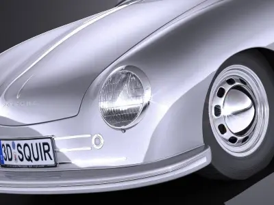Porsche 356 number 1 1948 3D model