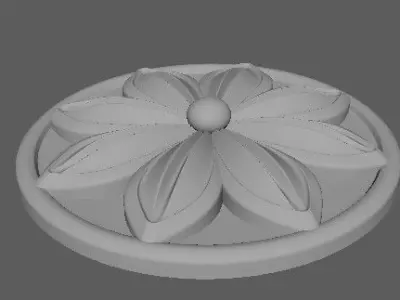 rosette flower 3D model order