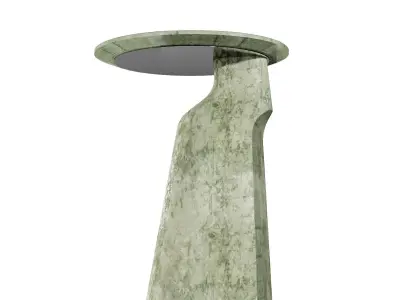 Engraved Concrete Table 3D model