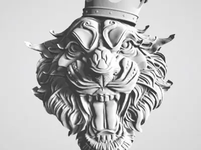 LION KING PENDANT 3D model