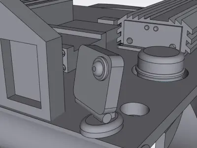 TOP FUEL Interior and electronics shelf gauges boxes set 3D print model