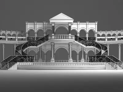 Couple Stage 3D model