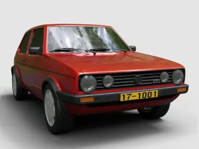Volkswagen Golf GTI Mk1 3D model