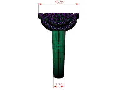 Eternity pattern multiple gemstone diamond ring Free 3D print model