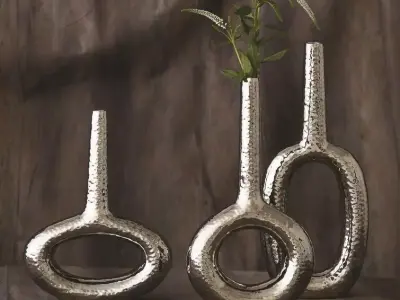 Handmade Porcelain Table Vase Free 3D model