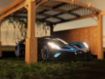 Bugatti Bolide SK Model 3D model