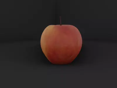 Apple Low-poly 3D model