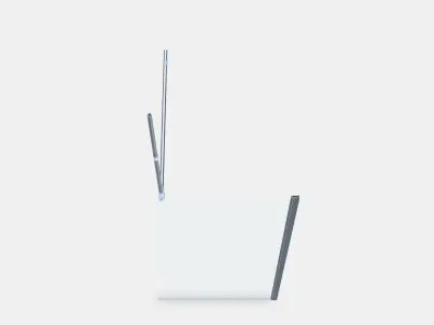 OPPEJEN Shower screen Low-poly 3D model