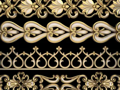 Path Ornament Pack 14 3D model
