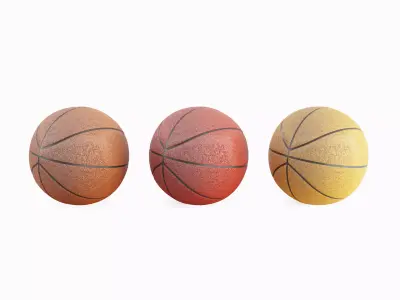 Basketball Ball 4K Set  3D model