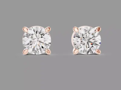 Diamond Earrings  3D print model
