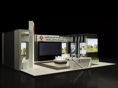 Booth Exhibition Stand a357c  3D model