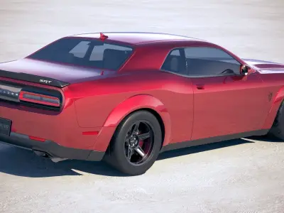Dodge Challenger SRT Demon 2018 3D model