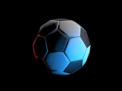 football BALL  Free low-poly 3D model