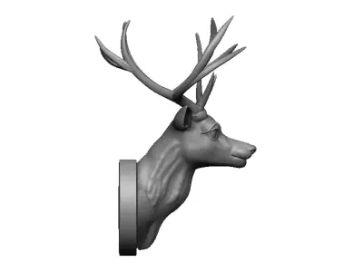 deer head 3D print model