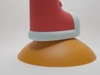 cartoon shoes Low-poly 3D model