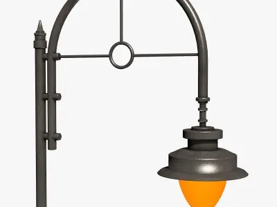 Street Lantern  Low-poly 3D model