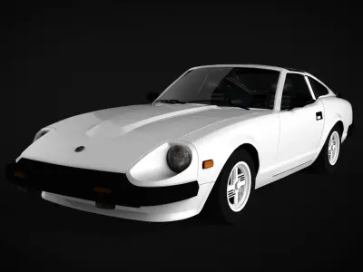 Nissan 280Z Low-poly 3D model