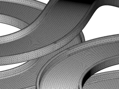 Sports Innovative Race Track 3D print model