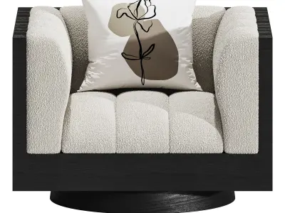 Swivel Chair Davide 3D model