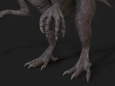 Dinosaurs Velociraptor Hybrid 3D model 3D model